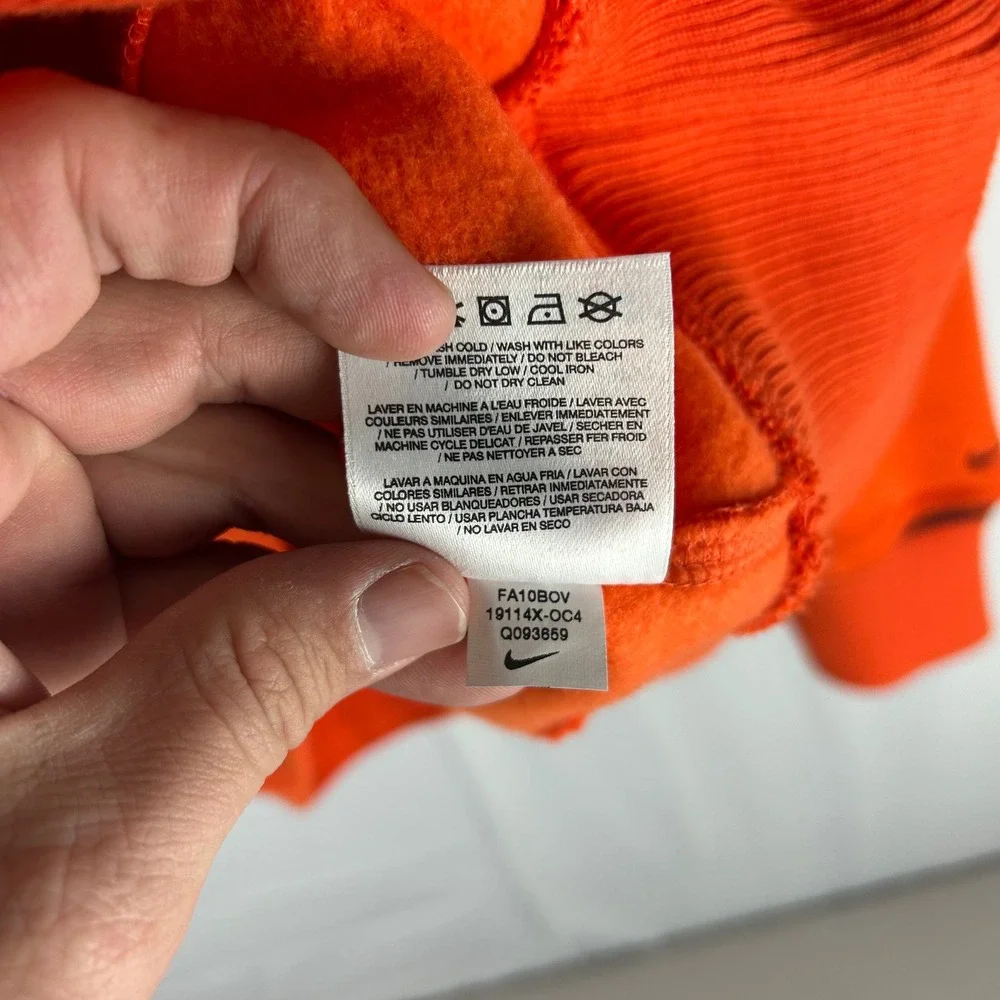 Nike Oklahoma State Cowboys OSU Full Zip Hoodie Youth XL 16-18 Orange 19114X-OC4